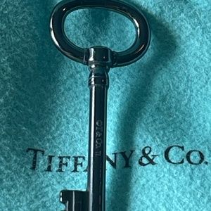 Tiffany & Co Titanium (Black) Key Pendant